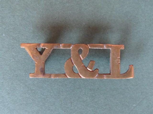 British Army The York and Lancaster Regiment Shoulder Title