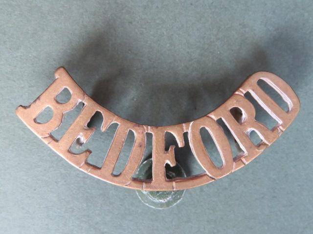 British Army The Bedfordshire Regiment Shoulder Title