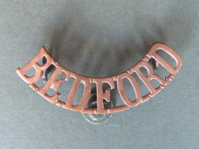 British Army The Bedfordshire Regiment Shoulder Title