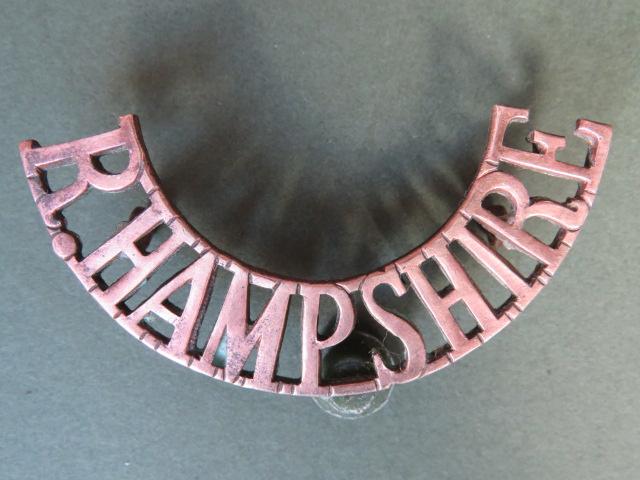 British Army The Royal Hampshire Regiment Shoulder Title