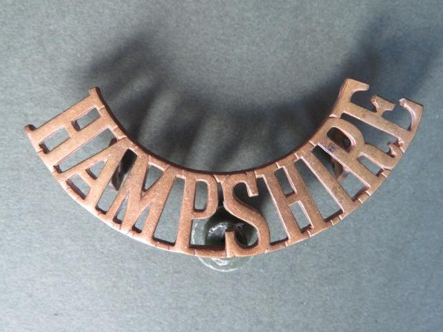 British Army The Hampshire Regiment Shoulder Title