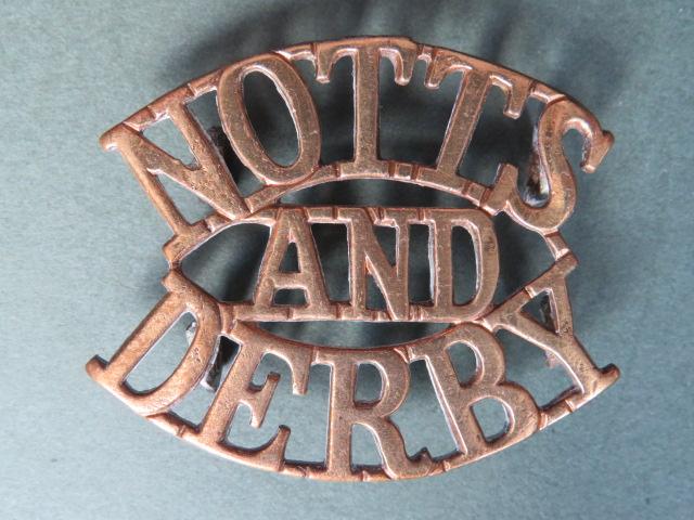 British Army The Sherwood Foresters (Nottinghamshire & Derbyshire Regiment) Shoulder Title