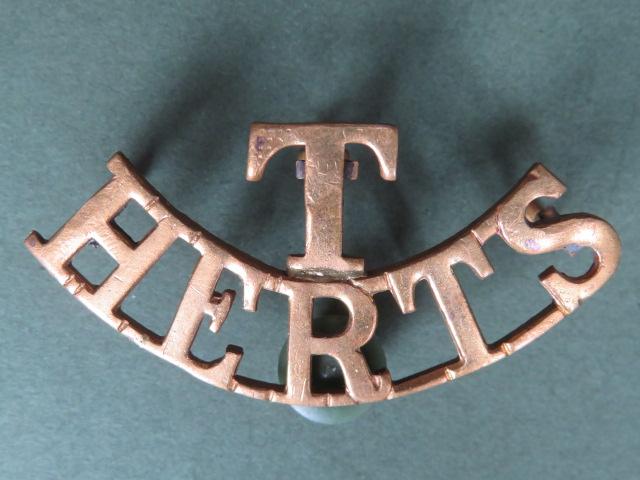 British Army The Hertfordshire Regiment (Territorial) Shoulder Title