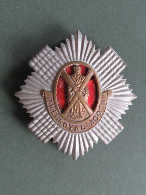 British Army The Royal Scots Glengarry Badge