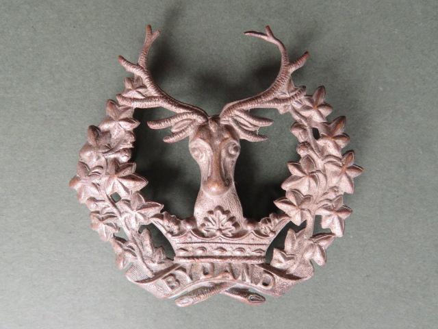 British Army The Gordon Highlanders Cap Badge