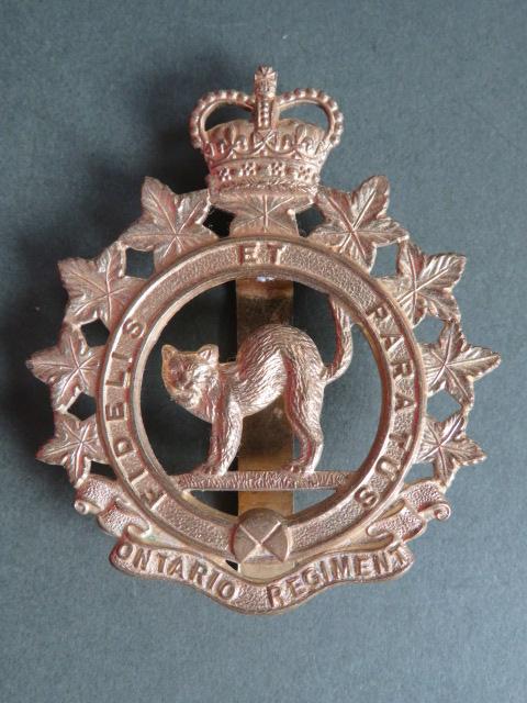 Canada The Ontario Regiment Cap Badge