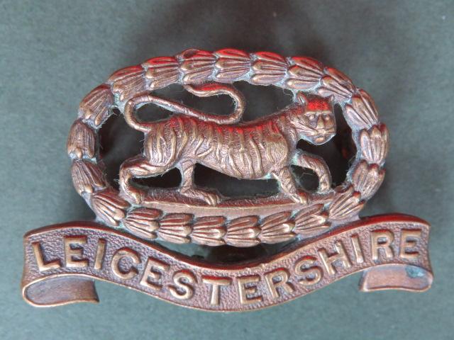 British Army The Leicestershire Regiment Officer's Service Dress Collar Badge
