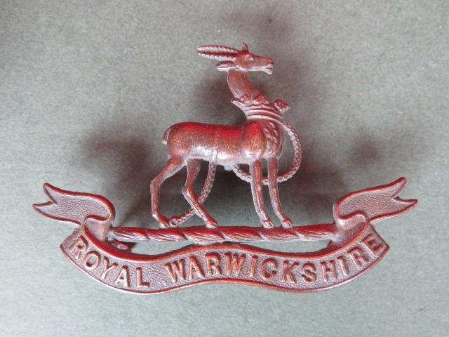 British Army The Royal Warwickshire Regiment Officer's Collar Badge