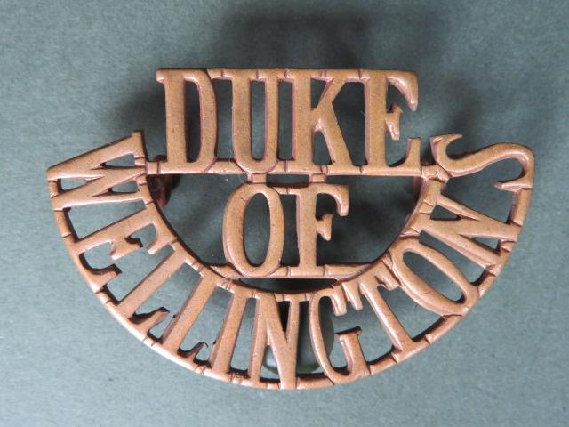 British Army The Duke of Wellington's Regiment (West Riding) Pre WW2 Shoulder Title