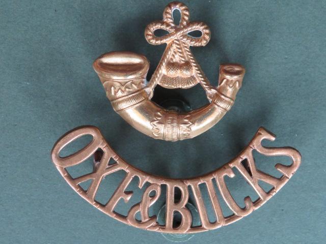 British Army The Oxfordshire and Buckinghamshire Light Infantry Shoulder Title