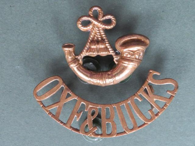 British Army The Oxfordshire and Buckinghamshire Light Infantry Shoulder Title