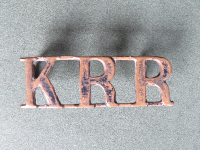 British Army The King's Royal Rifle Corps Shoulder Title