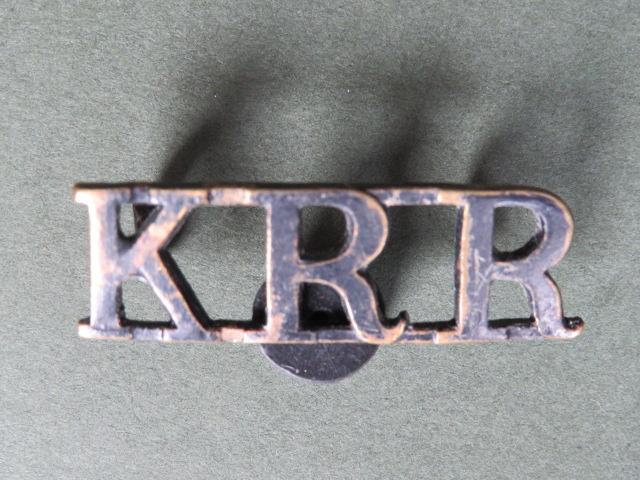 British Army The King's Royal Rifle Corps Shoulder Title