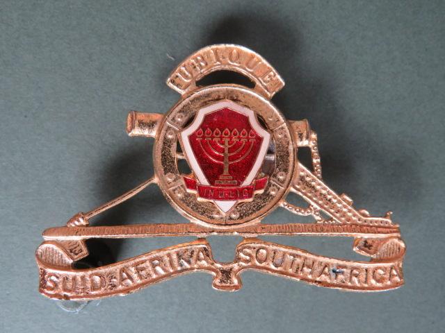 South Africa Army Regiment Potchestroom University (Artillery Section) Cap Badge