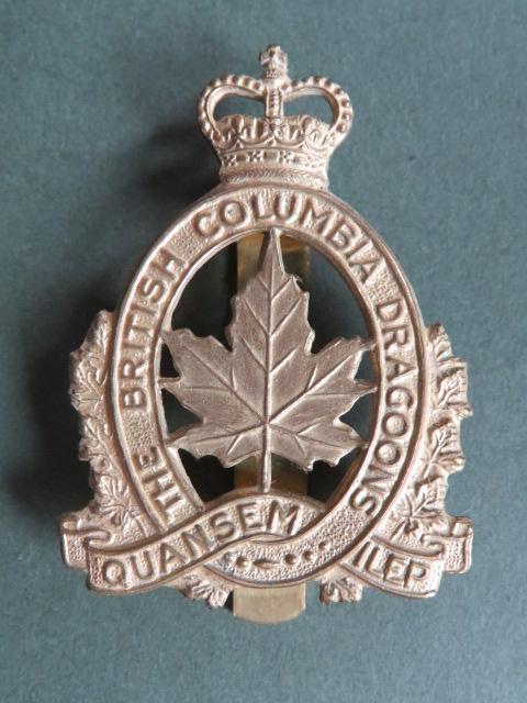 Canada Army The British Columbia Dragoons Regiment 1958 to Unification Cap Badge