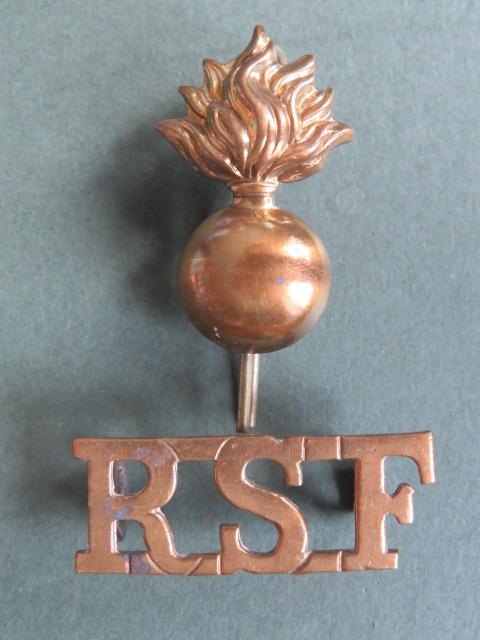 British Army The Royal Scots Fusiliers Shoulder Title