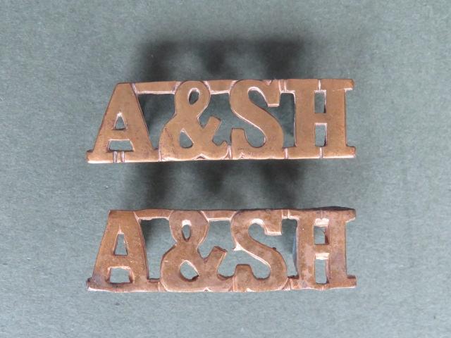 British Army The Argyll and Sutherland Highlanders (Princes Louise's) Shoulder Titles