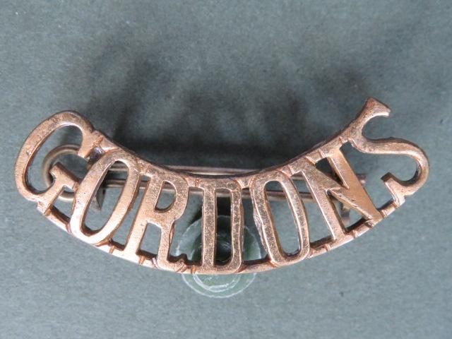 British Army The Gordon Highlanders Shoulder Title