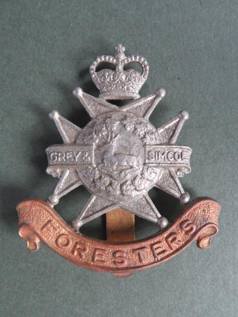 Canada Army The Grey and Simcoe Foresters Cap Badge