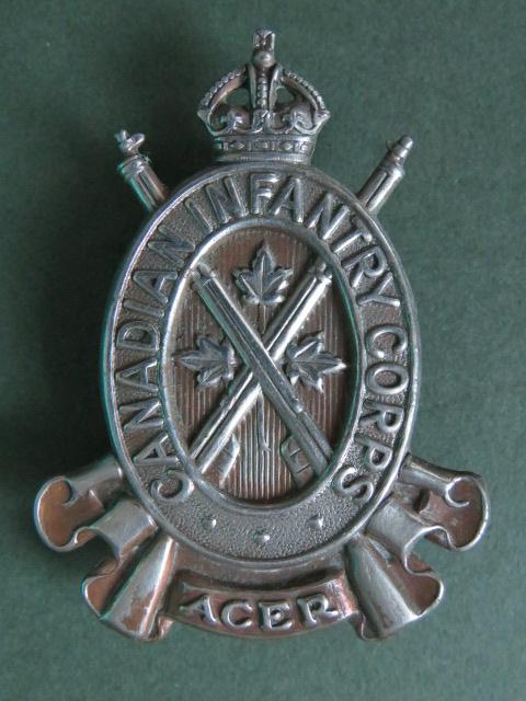 Canada Army The Canadian Infantry Corps Cap Badge