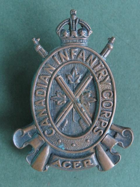 Canada Army The Canadian Infantry Corps Cap Badge