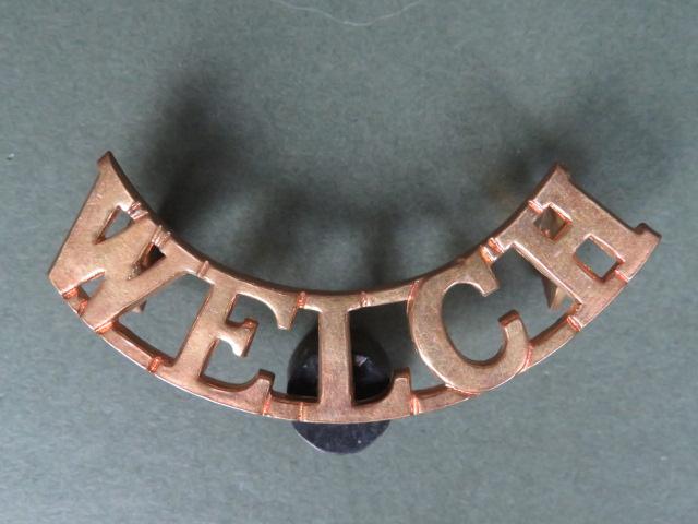 British Army The Welch Regiment Shoulder Title