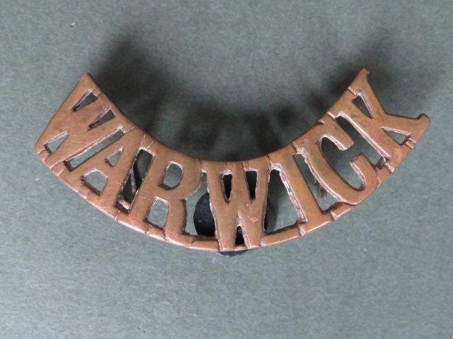 British Army The Warwickshire Regiment Shoulder Title