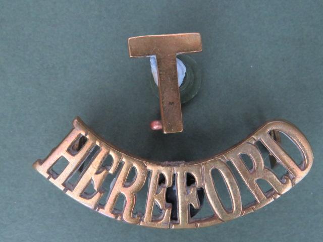 British Army The Herefordshire Regiment Shoulder Title