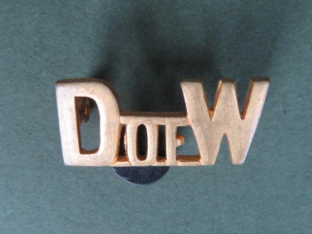 British Army The Duke of Wellington's Regiment (West Riding) Shoulder Title