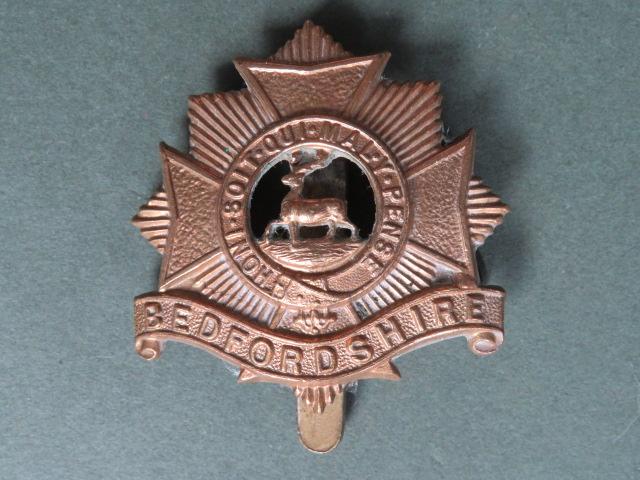 British Army WW1 Economy The Bedfordshire Regiment Cap Badge