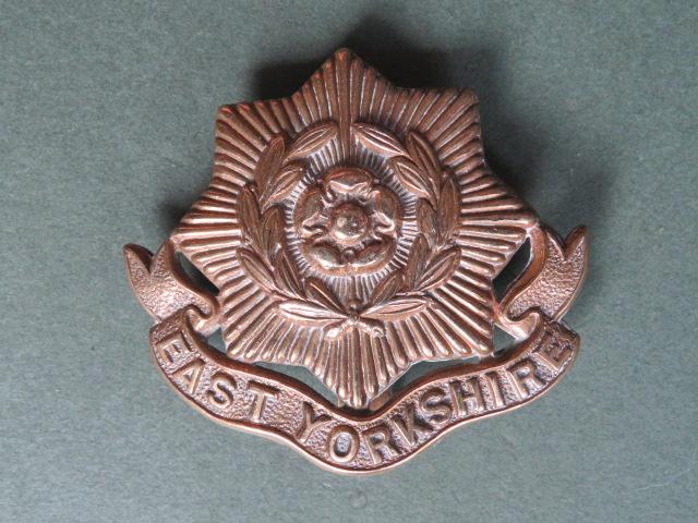 British Army WW1 Economy East Yorkshire Regiment Cap Badge