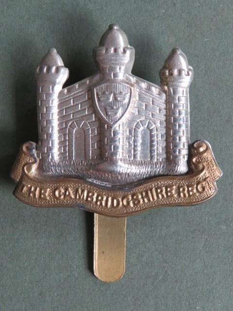 British Army The Cambridgeshire Regiment Cap Badge