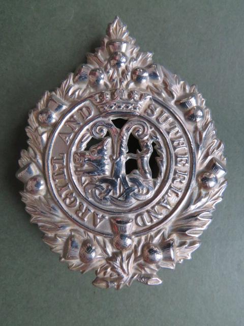 British Army Argyll and Sutherland Highlanders Glengarry Badge