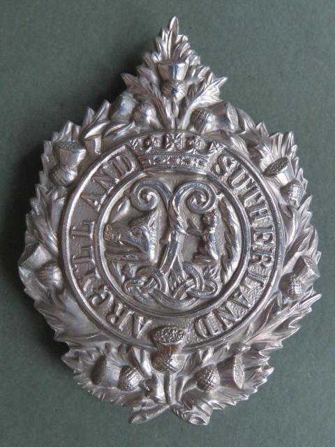 British Army The Argyll and Sutherland Highlanders Glengarry Badge