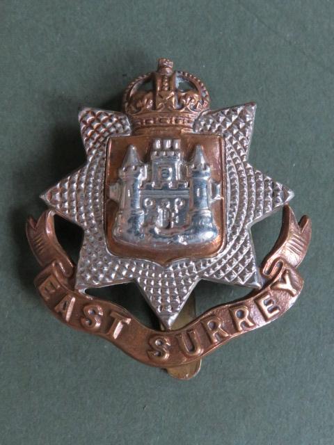 British Army Pre 1953 The East Surrey Regiment Cap Badge