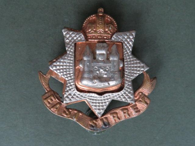 British Army Pre 1953 The East Surrey Regiment Cap Badge