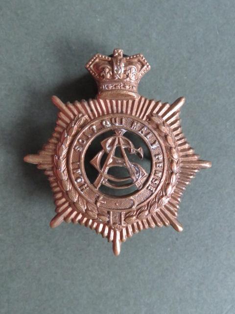 British Army QVC Army Service Corps Cap Badge