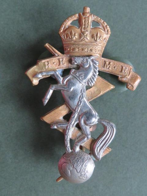 British Army 1947-1953 Royal Electrical & Mechanical Engineers Cap Badge