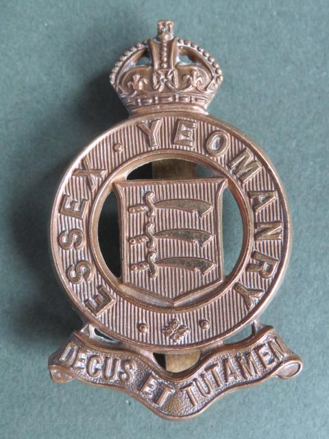 British Army The Essex Yeomanry (Dragoons) Cap Badge