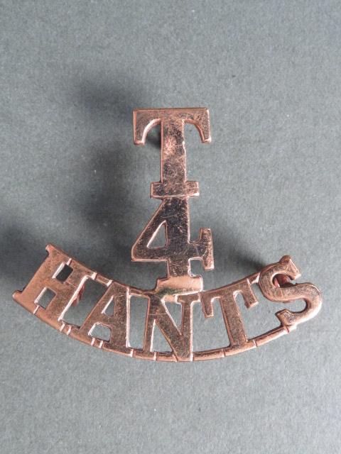 British Army The 4th Territorial Battalion, The Hampshire Regiment Shoulder Title