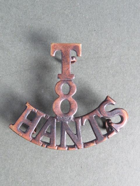 British Army The 8th Territorial Battalion, The Hampshire Regiment Shoulder Title