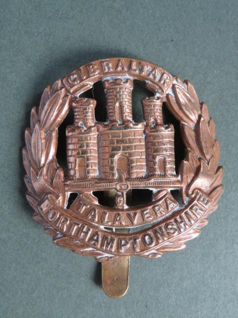 British Army WW1 EconomyThe Northamptonshire Regiment Cap Badge