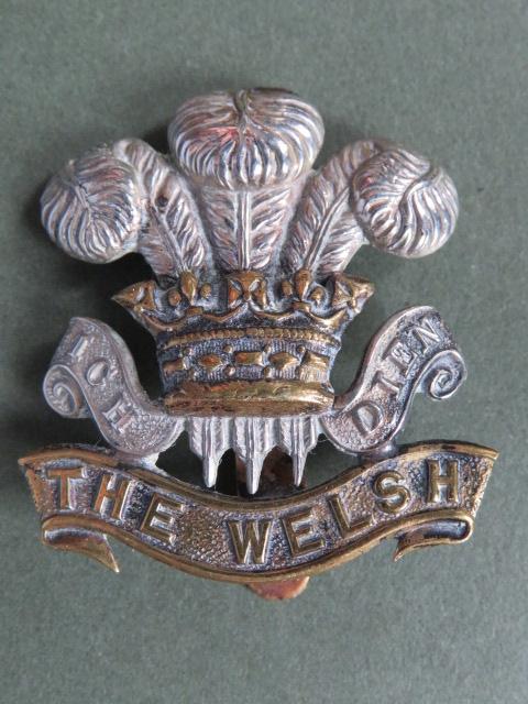 British Army The Welsh Regiment Cap Badge