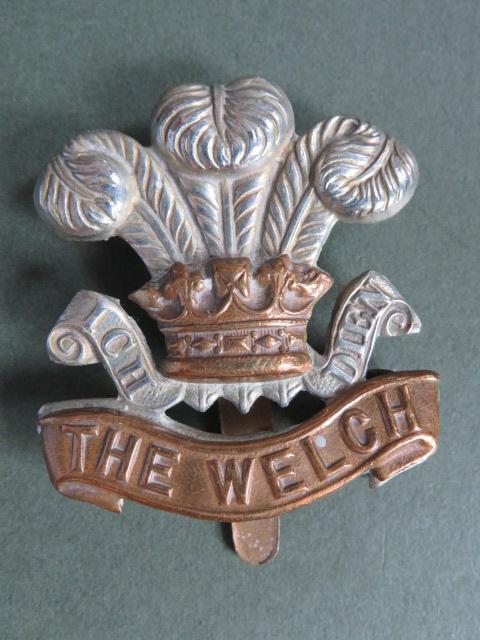 British Army The Welch Regiment Cap Badge