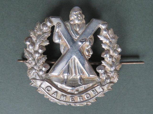 British Army The Queen's Own Cameron Highlanders Cap Badge