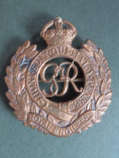 British Army Royal Engineers KGVI Cap Badge