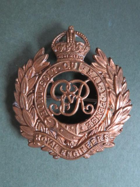British Army Royal Engineers KGV Cap Badge