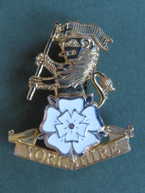 British Army The Yorkshire Regiment Dress Hat Cap Badge