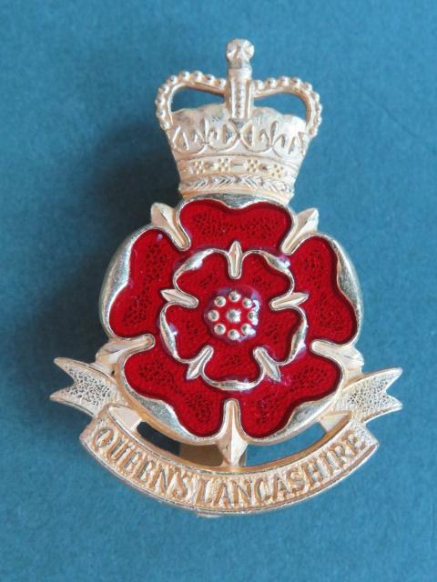 British Army The Queen's Lancashire Regiment Cap Badge