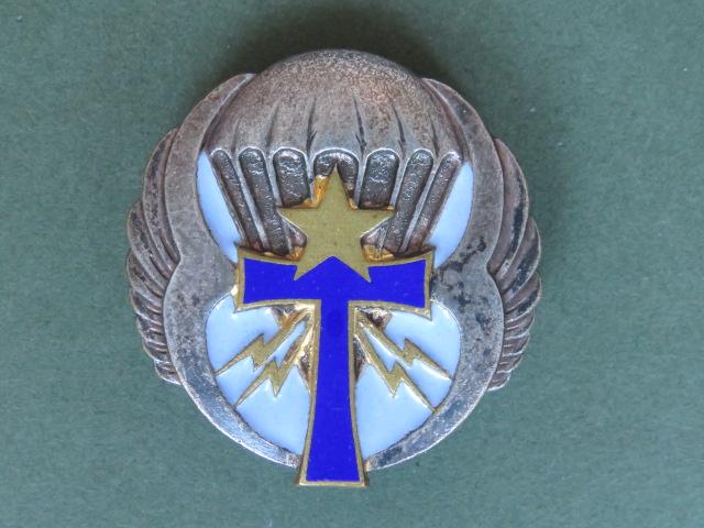 France Army 61e Battalion de Transmission Aeroporte (Airborne Signal Battalion) Pocket Crest